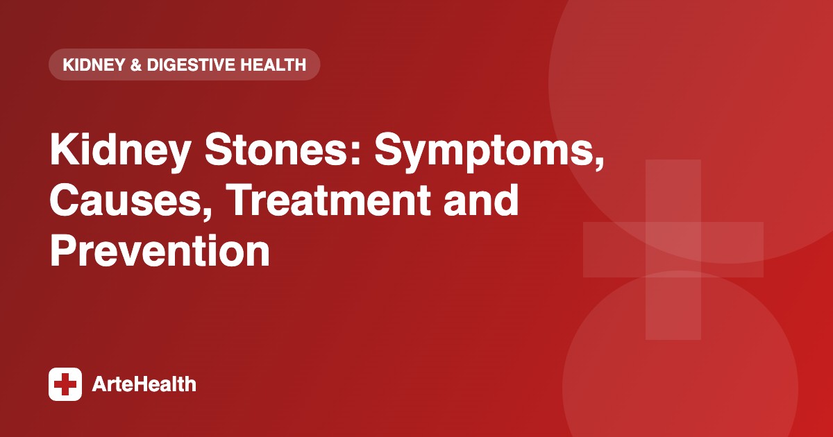 Kidney Stones: Symptoms, Causes, Treatment and Prevention
